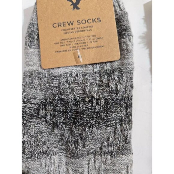 3 Pair Women's American Eagle Socks Crew Dress w/ Metallic One Size NEW NWT - Picture 4 of 4